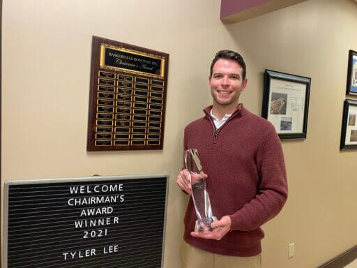 Tyler Lee, Chairman's Award recipient for 2021