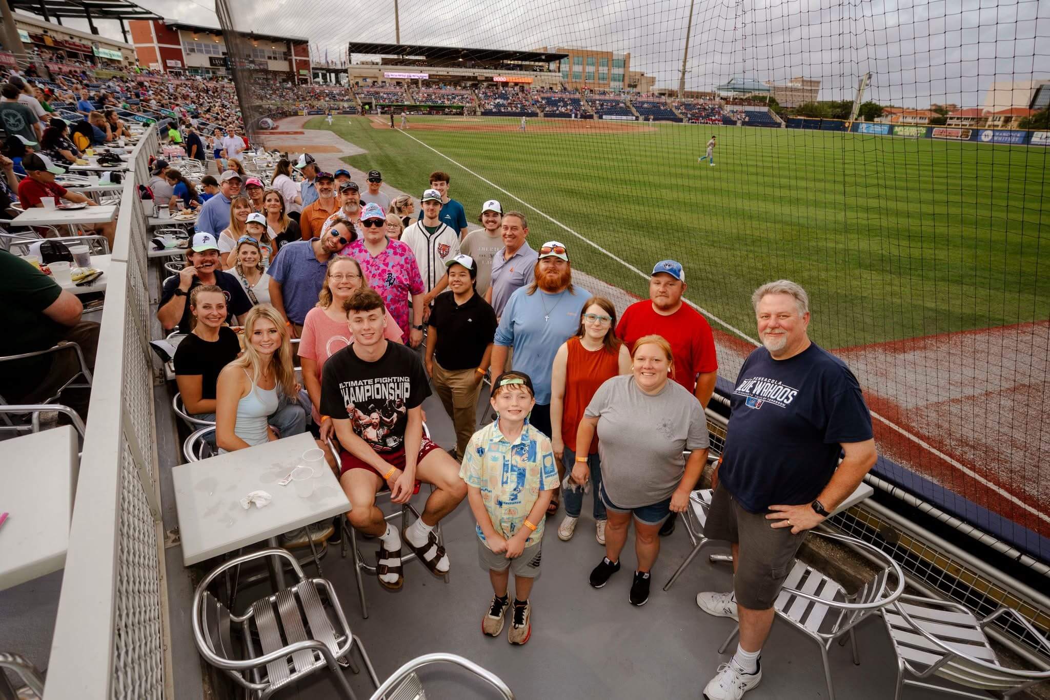 BDI Blue Wahoos Game 2025 Group Picture